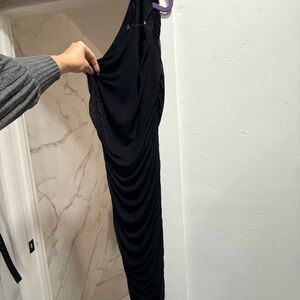 House of Harlow 1960 Black Asymmetrical Dress